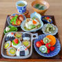 芽キャベツのちっちゃなフライ付き＊朝ごはん