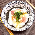 10分でまぐろの山かけ丼