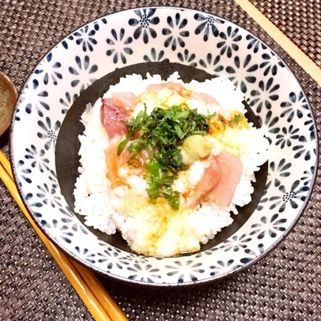 10分でまぐろの山かけ丼