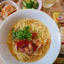 揖保乃糸の中華麺でチキン醤油ラーメン#私のごはん