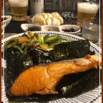 3度目の焼き鮭プレート