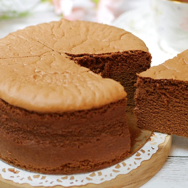 人を幸せにするしゅわしゅわチョコスフレチーズケーキの作り方