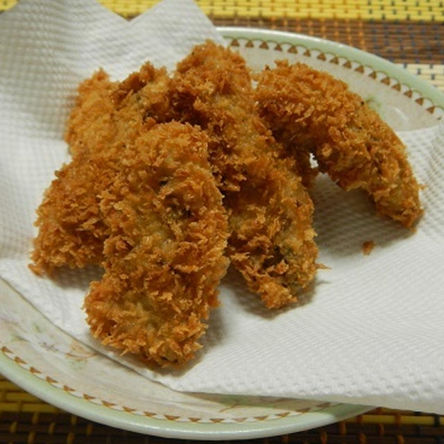 カキフライと唐揚げからの・・・