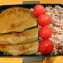 腕が痛くてズボラ弁当（いつもズボラですみません…）