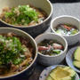 ストウブで「肉うどん」の晩ごはん