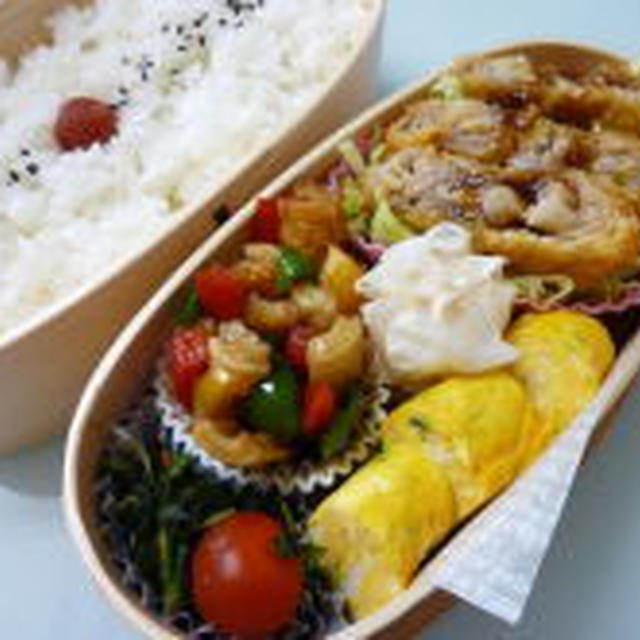 6月4日　キャベツメンチ弁当