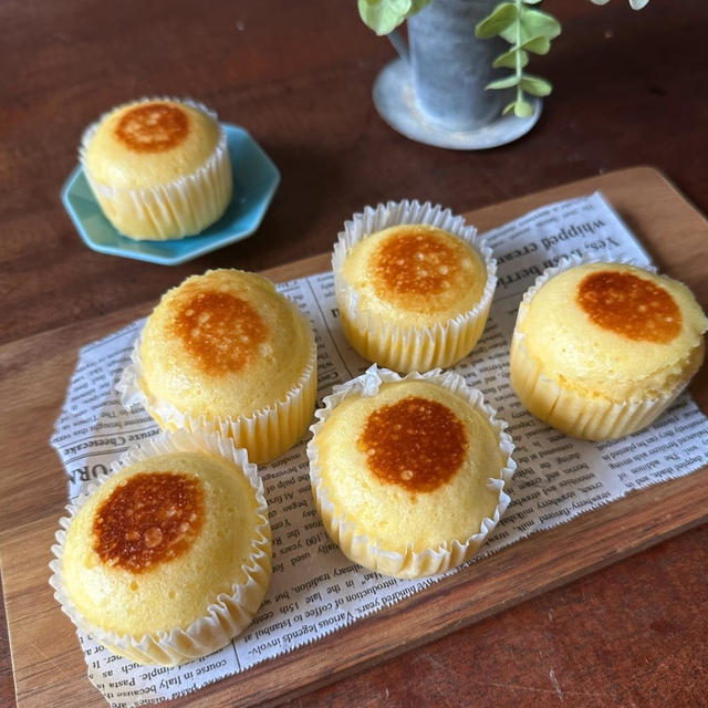 【フライパンでおやつ】冷めてもふわふわ！卵蒸しパン