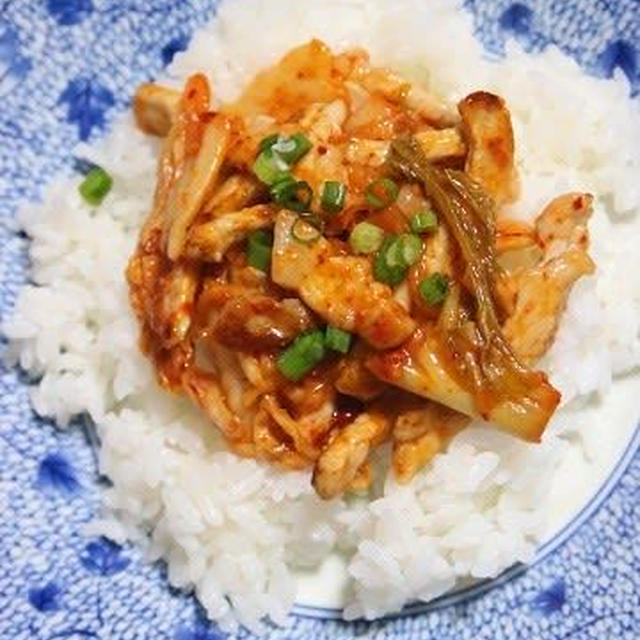 9月13日　　豚キムチ丼