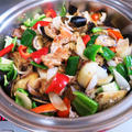 豚肉と夏野菜の韓国風炒め