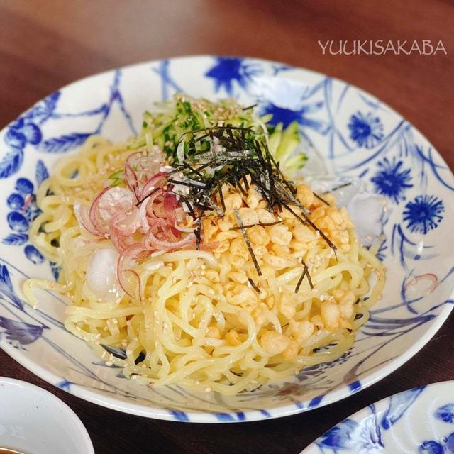 冷たい麺と夏野菜で体の中からクールダウン！夏休みランチに、ぱぱっとつけ麺！