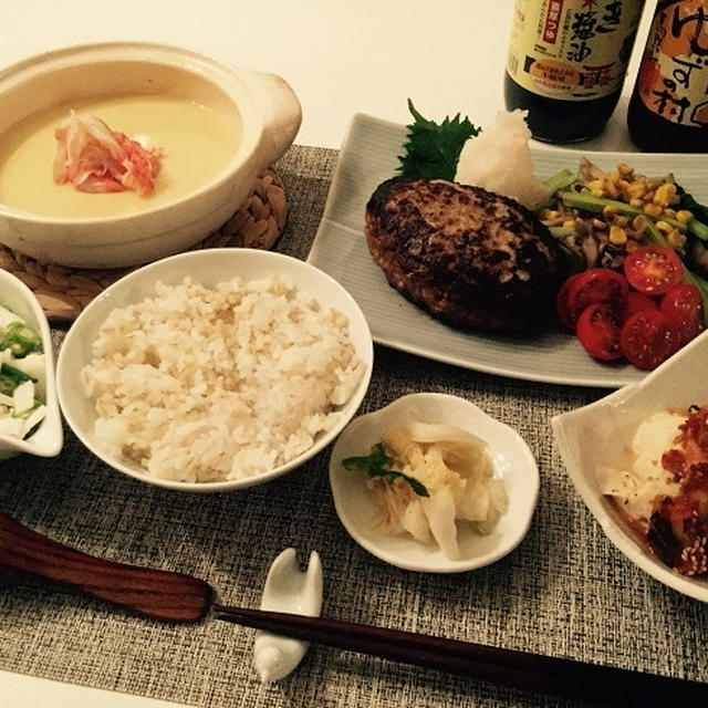 モッツァレラ入り和風ハンバーグとか