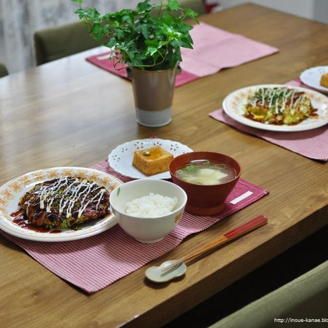 昨日の適当晩ごはんと、加工無しの自撮り写真って直視できないお年頃