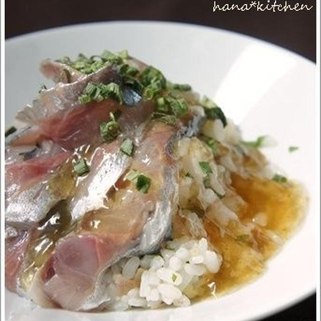 あじのたたき丼レシピ　～のっけてジュレW使い～