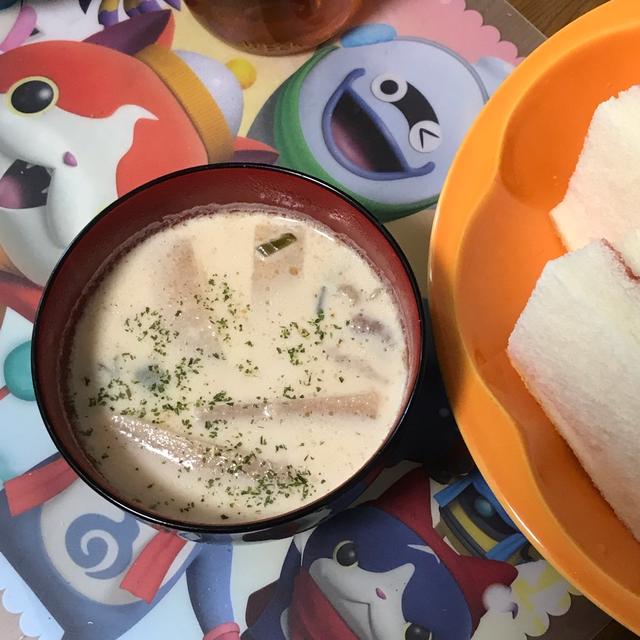 【リレーレシピ】豚汁リメイク☆和風を洋風に！☆味噌ポタージュ【簡単・時短】