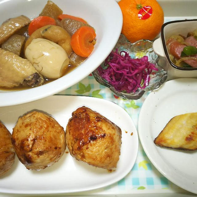 肉巻きおにぎり・・・を作ってみた☆('ω')ノ