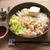 フライパンで鶏鍋（長ネギ、マロニー、えのき、白菜、豆腐）