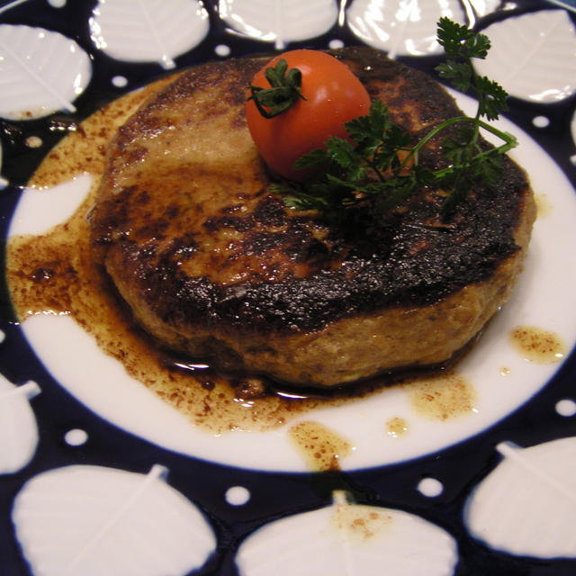 鯖のカレーハンバーグ