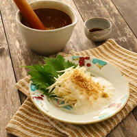 新しょうがとすりごまの香りサラダ(レシピ)