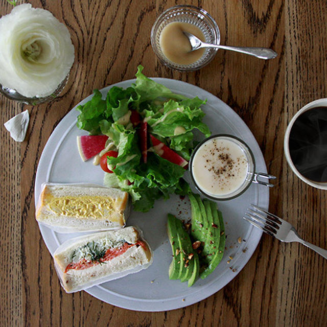 煮たまごサンド（Wa's sandwich）ブランチ！