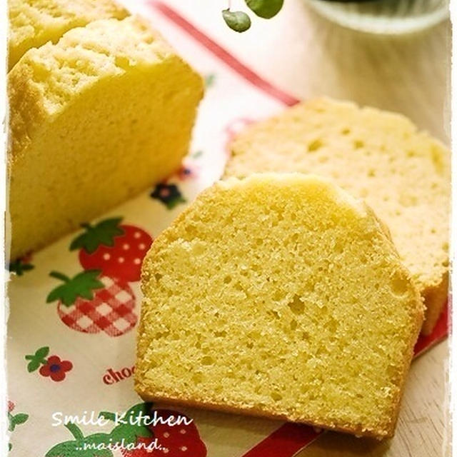 ＊sweets＊ しっとりバニラパウンドケーキ