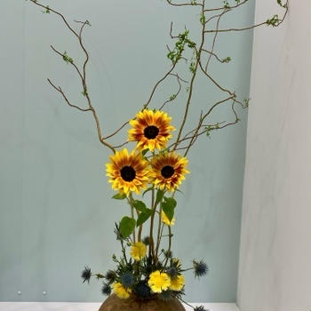 中日いけばな芸術展2025、in松坂屋名古屋