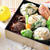 春菊と舞茸の混ぜご飯おにぎりのお弁当＊＊