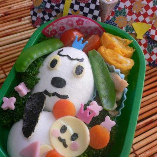 ワンワンとうーたんのひな祭り弁当