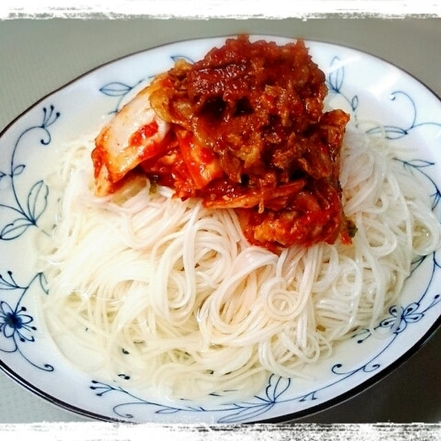 キムチ焼肉素麺