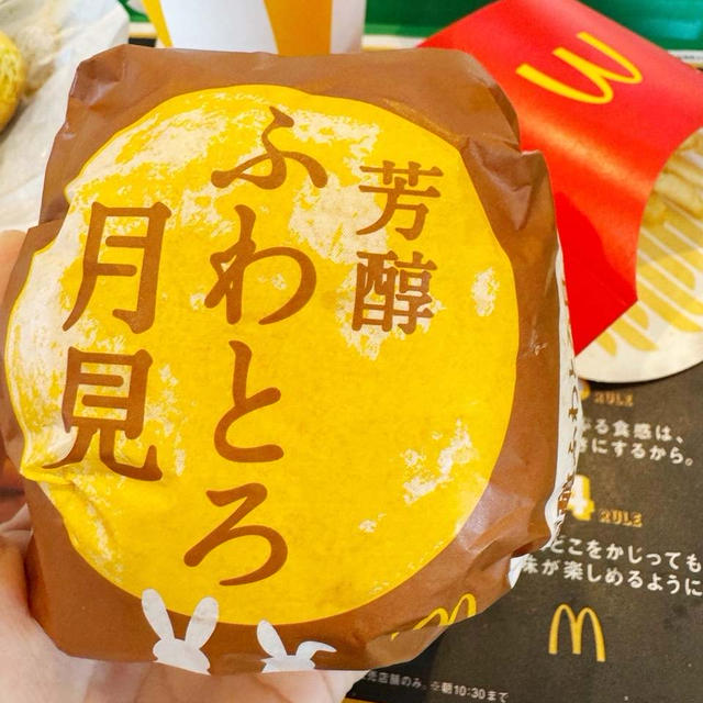 マックの月見バーガー…ワイルドすぎる姿。の、話。