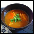 がんもの含め煮でリメイクカレースープ by fumika27さん