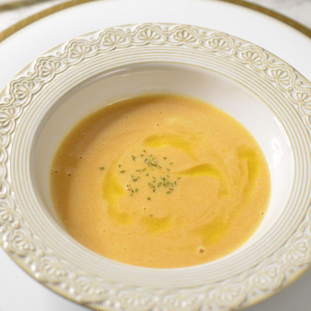 【人参のポタージュスープ】ホッと温まる簡単スープ！＃全粒粉入り