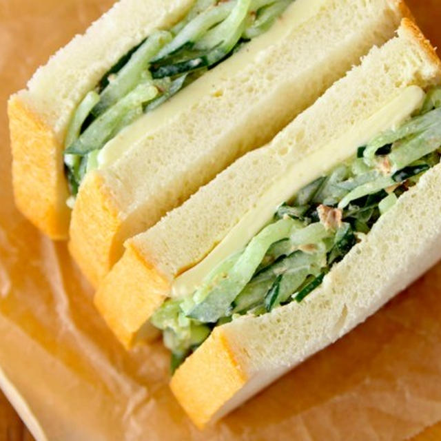 旬をおいしく大量消費できる！　「きゅうりのサンドイッチ」の簡単レシピ