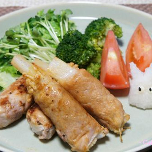 長芋とえのき茸の肉巻きto炊き込みご飯to何かいる？！　お礼★