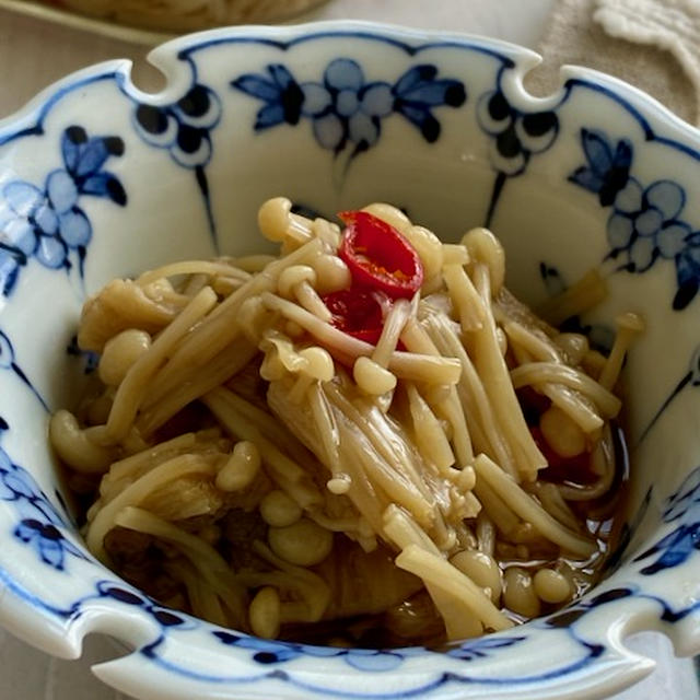 日の出 新味料で！火を使わずにえのきのなめたけ風