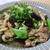 冷凍うどんで簡単！夜食にガッツリ、豚肉とナスの旨辛麻辣焼うどん♪