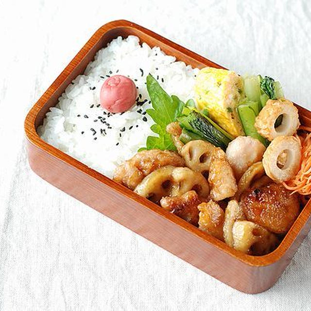 ◆ささみとレンコンの甘酢炒め弁当