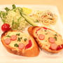 ピザトーストで朝食と中学娘のお弁当