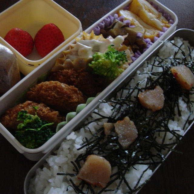メンチカツ・めんたいこ★メンメン弁当