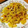 白ゴーヤと干しえびのペペロンチーノ焼きそば