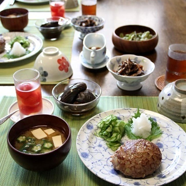 ふっくらやわらか ハンバーグ と 夏野菜の冷たいおかず By Miyukiさん レシピブログ 料理ブログのレシピ満載