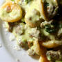 Orrecchiette with salsiccia in cream sauce