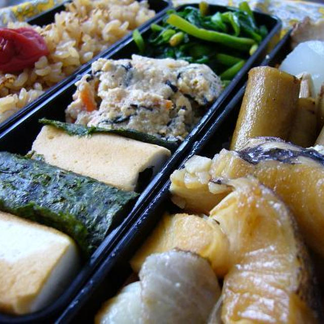 カレイの煮付け弁当～☆
