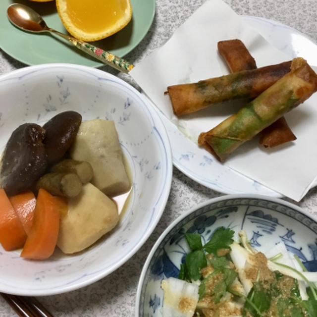 2月第3週の教室、思いの外手早い和食