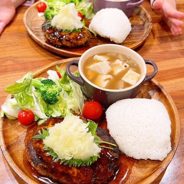 和風ハンバーグプレートです！！