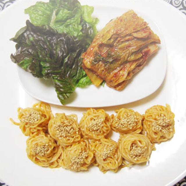 日本＆韓国のコラボ★ざるビビン麺