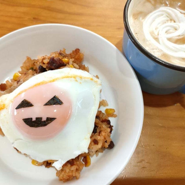 これ便利でした！とハロウィンの当日の朝ごはん