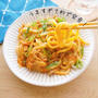 秒で完食するおいしさ◎レンジで作れる簡単豚キムチうどん＃下味冷凍＃作り置き