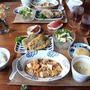 厚揚げで麻婆。いわしの梅しそカツなど。