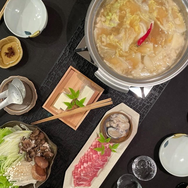めちゃんこ美味しくできた、味噌ちゃんこ鍋の夜ごはん