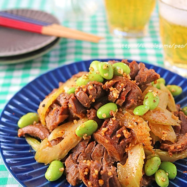 簡単おつまみ！砂肝とセロリのスパイスガーリック♪スパイスブログ連載